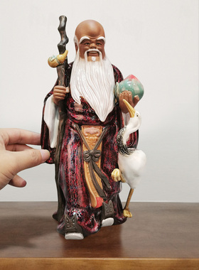 锦盒装开业送礼中式风陶瓷摆件