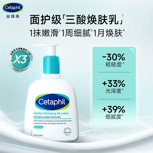 丝塔芙三酸水杨酸焕肤身体乳霜舒缓保湿去除角质粗糙干痒起皮泛红 - 图0