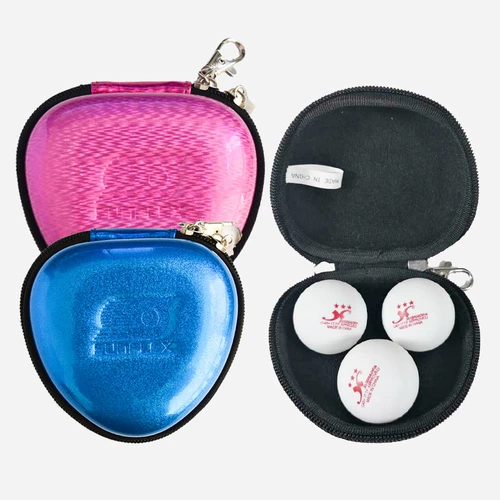 Коробка для хранения для настольного тенниса, силиконовая банка для хранения, пластиковый защитный чехол