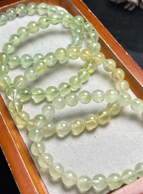 天然葡萄石单圈手链糖果色葡萄石手链精品水晶手串女生饰品