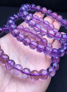 天然紫水晶刻面紫水晶