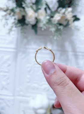 时尚个性蝴蝶开口食指戒女ins潮简约百搭小众设计指环饰品女A412