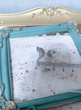 时尚个性蝴蝶开口食指戒女ins潮简约百搭小众设计指环饰品女A470