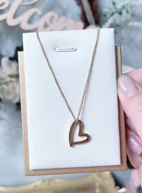 新款项链女生时尚甜酷小众设计感锁骨链可爱网红气质百搭颈链2318