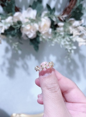 时尚个性新款开口食指戒女ins潮简约百搭小众设计指环饰品女2291