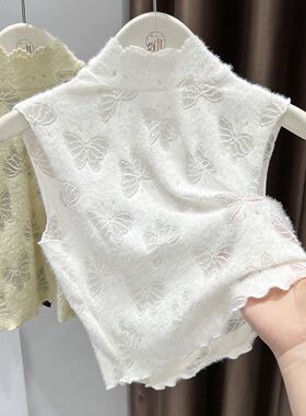 花边蕾丝假领子百搭女高档衣服领子太低神器内搭无袖打底衫秋冬女