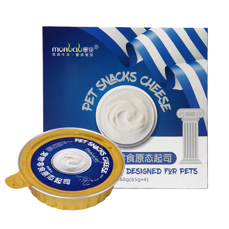 萌宠帝蒙贝宠物猫咪零食羊乳起司蛋糕牛奶奶酪罐头狗狗营养补钙