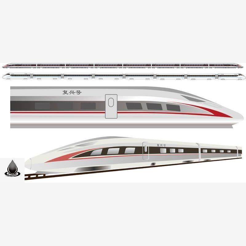 高铁动车火车AI矢量素材覆兴号地铁列车铁路交通运输工具图片打印,淘宝优惠券,粉丝福利购,淘宝优惠卷