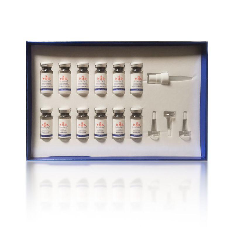 博澜坊多肽冻干粉修护泛红祛痘印修复肌肤屏障受损抗衰老亮白套盒 - 图2