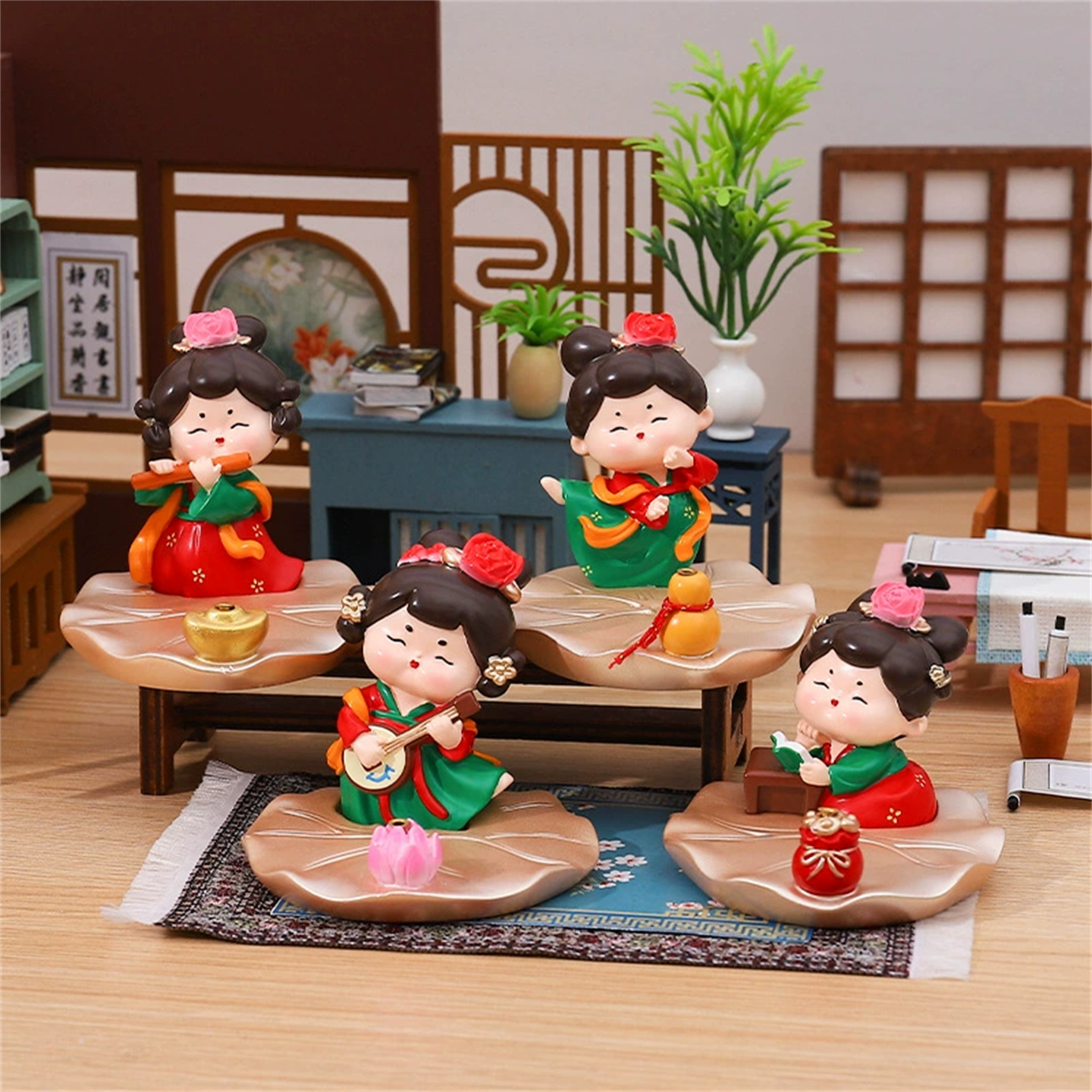 唐仕女洛阳文创纪念品手机支架摆件博物馆不夜城伴手礼教师节礼物