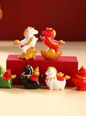 2026马年吉祥物办公电脑桌面摆件
