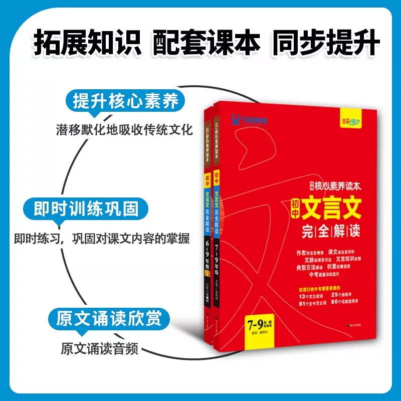 2024新版文言文全解一本通初中文言文全解一本通2024人教版初中文言文完全解读七八九年级上册下册初中通用文言文专项核心素养读本 - 图0