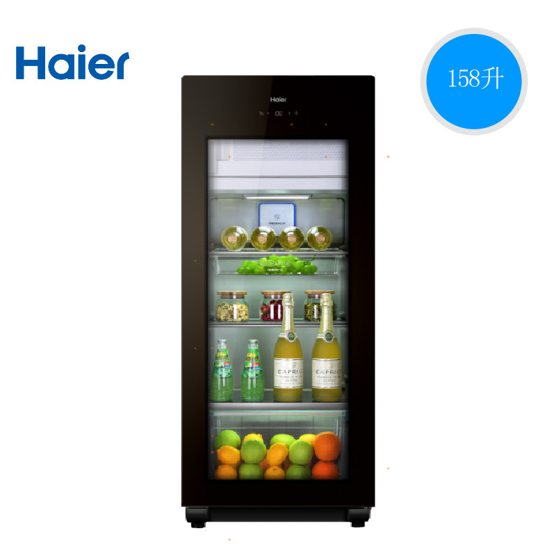 【送电压锅】海尔lc-158dh 158升酒柜 海尔三星伟业冷柜