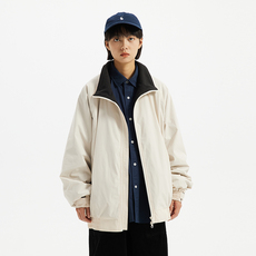 Куртка buttbill 日系复古春季立领摇粒绒古着宽松夹克廓形情侣上衣外套 472547815