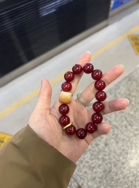 如意令天然朱砂手链本命年手串菩提醒狮小红书同款兔年