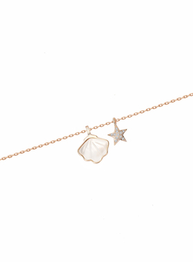 幸运加“贝”设计师品牌纯银项链