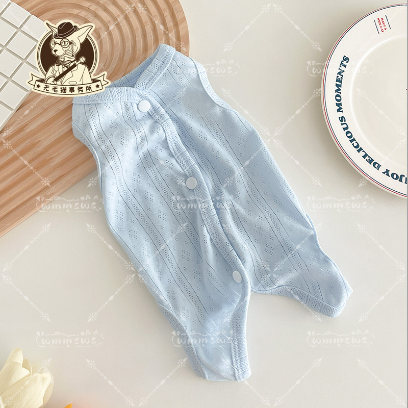 25年夏季无毛猫德文宠物猫咪纯棉婴儿棉透气轻薄包肚四脚衣绝育服,淘宝优惠券,粉丝福利购,淘宝优惠卷