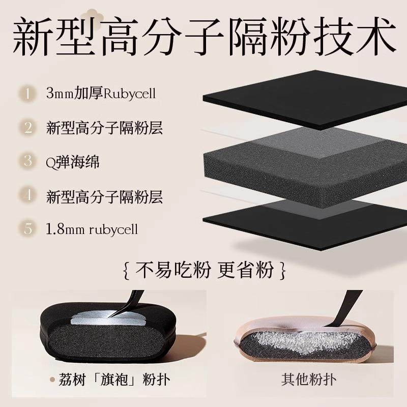 荔树旗袍粉扑加厚干湿两用双面夹心不吃粉底液定美妆蛋双面气孔,淘宝优惠券,粉丝福利购,淘宝优惠卷