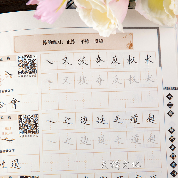 跟田英章书学楷书正楷钢笔字帖成人书法速成练字帖硬笔书法字帖_虎窝淘