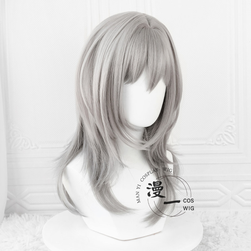 漫一无须修剪崩坏：星穹铁道主角开拓者 cos假发仿真头皮顶_虎窝淘