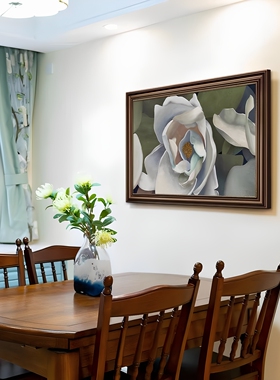 美式欧式复古花卉油画装饰画