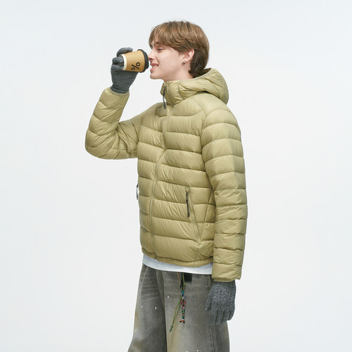 Dream made新国标90白鸭绒排骨羽绒服男冬季轻薄情侣内胆男生外套 - 图3