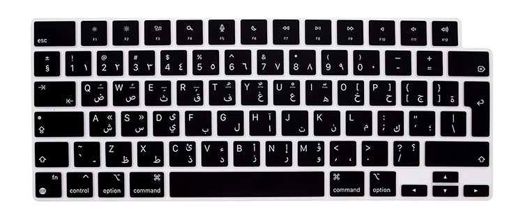 适用苹果Macbook pro14/16欧版意大利语/阿拉伯语键盘膜M5/M2/M4