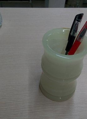 创意办公用品文具包邮玉石笔筒