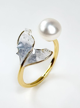 蓝色鱼尾吊坠项链女款2025新款高级感轻奢小众锁骨链精致气质配饰