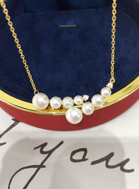 诸暨天然淡水珍珠吊坠多珠款平衡系列高级感珍珠吊坠