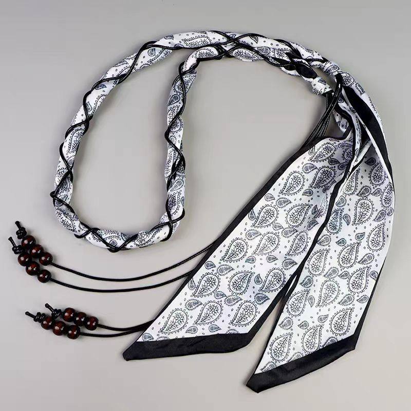 腰果花编织丝巾腰带配饰丝带腰链西米亚2025民族装饰高级牛仔裤裙,淘宝优惠券,粉丝福利购,淘宝优惠卷