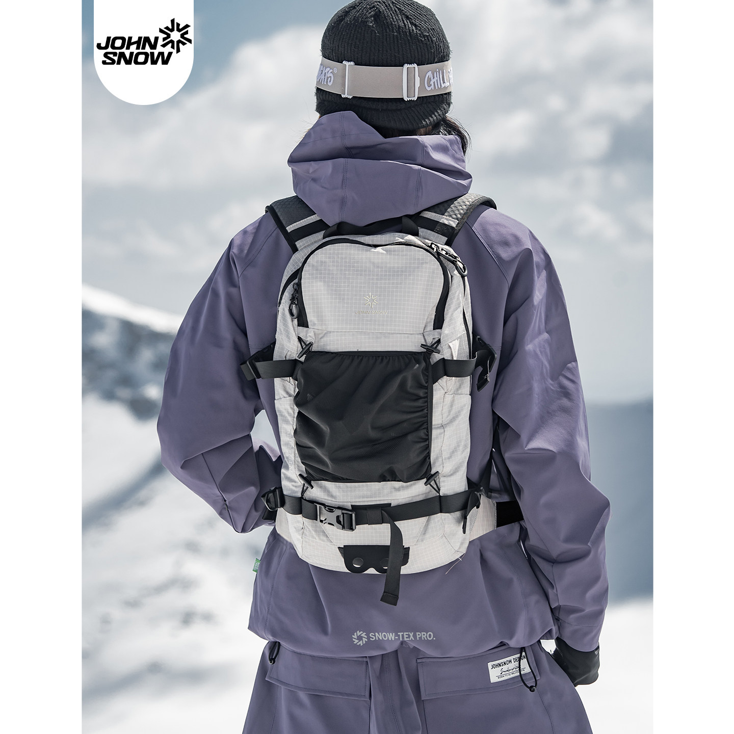 John snow滑雪背包单双板轻便户外徒步登山双肩包轻量化野雪包女,淘宝优惠券,粉丝福利购,淘宝优惠卷