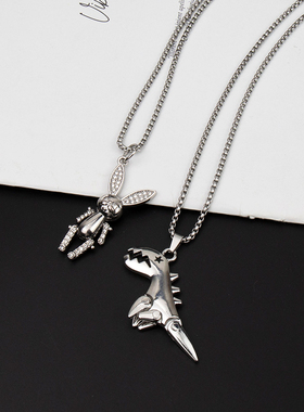 朋克风项链男女个性网红毛衣链