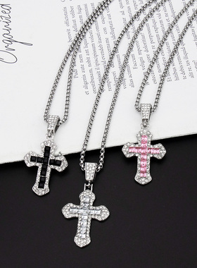 项链男女嘻哈吊坠小众设计毛衣链