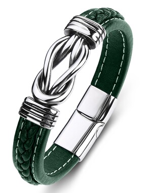 2026马年中国风如意同心结红色皮绳手链男款红绳转运保平安高颜值