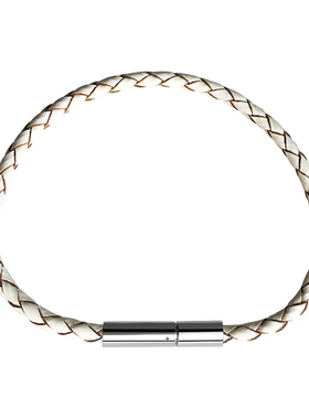 diy替换转运珠真皮编织手绳