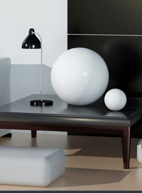 软装饰品不锈钢金属电镀白色球