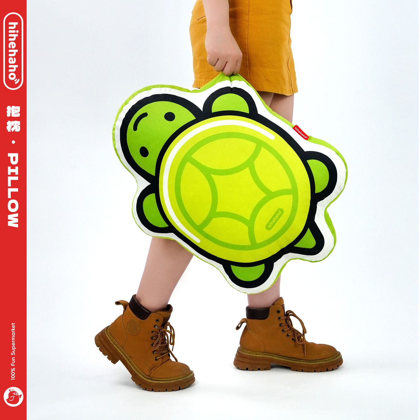 办公室靠枕玩偶金钱龟抱枕沙发客厅靠垫久坐护腰床头夹腿睡觉专用 - 图3