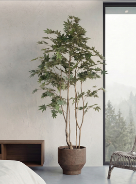 仿真绿植枫树室内假树仿生植物