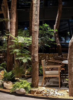 仿真绿植餐饮森林生态景观植物