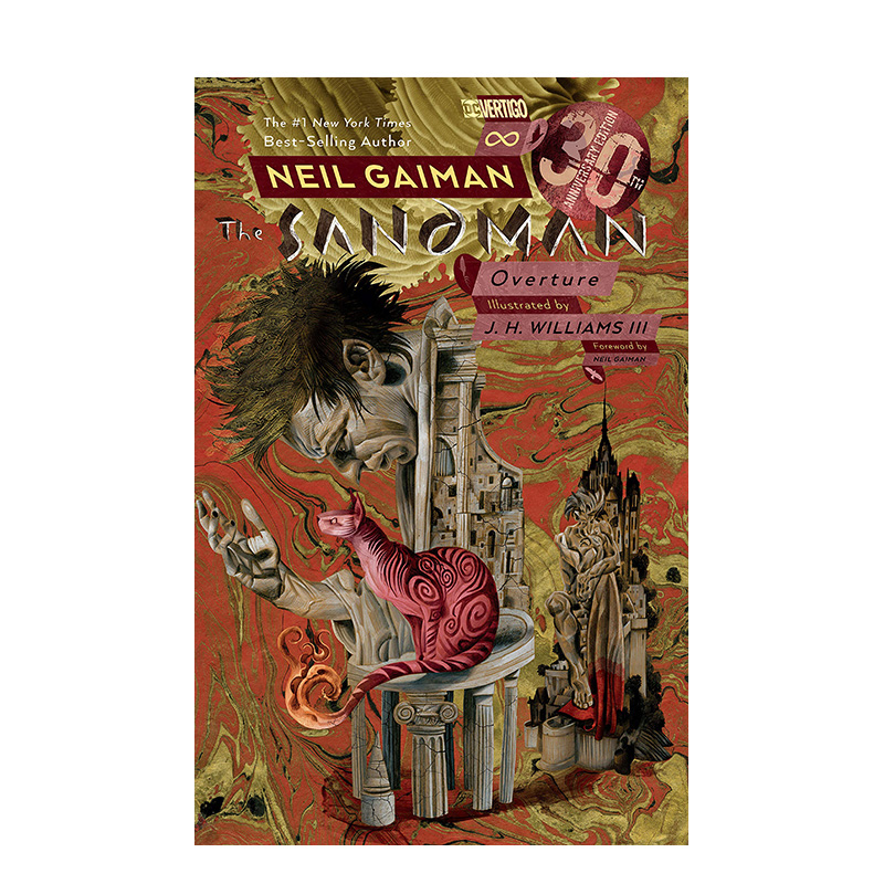 【预售】英文原版漫画 睡魔序曲30周年纪念版 Sandman: Overture 30th Anniversary Edition 正版进口书籍 - 图0