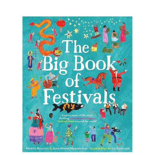 【现货】节日之书英文儿童绘本节日庆典进口原版书精装The Big Book of Festivals Marita Bullock & Liz Rowland著Faber & Faber - 图0