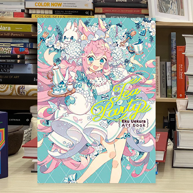 茶会 上仓EKU插画集 Tea Party Eku Uekura Artbook 日文原版 人气插画家 人物设定 插画草稿 - 图2