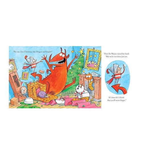 【预售】圣诞屁股着火的龙 The Dragon with the Blazing Bottom at Christmas 原版英文儿童绘本 - 图2