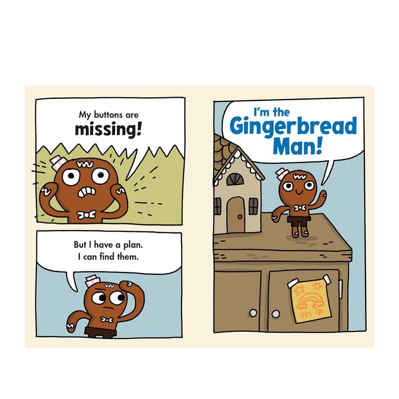 【预售】姜饼人：松动的按钮 The Gingerbread Man: Buttons on the Loose 原版英文儿童漫画 - 图1