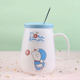 Doraemon Jingle Bell Cat Blue Fat Man Summer Mug