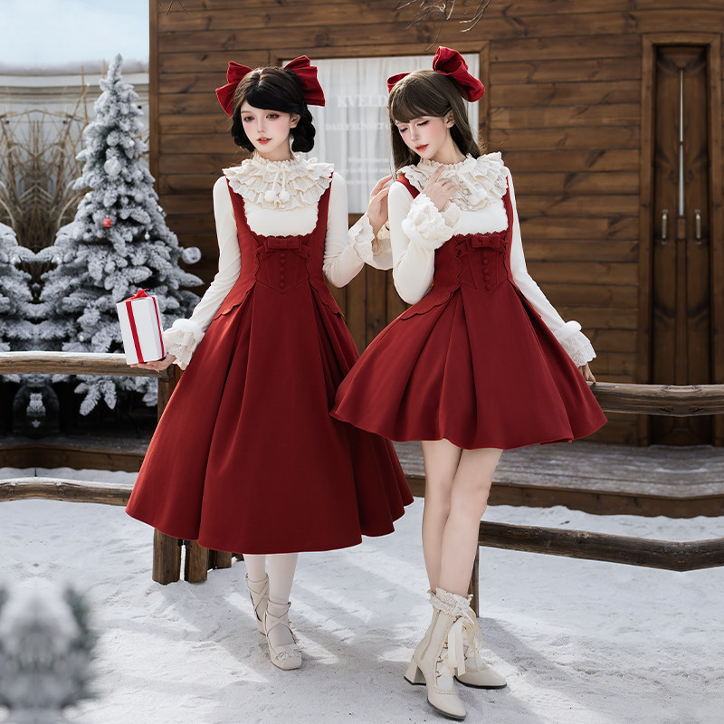 来信与诗·丝绒玫瑰 ｜WP原创副牌 新年款刺绣鱼骨托胸双子冬lo,淘宝优惠券,粉丝福利购,淘宝优惠卷