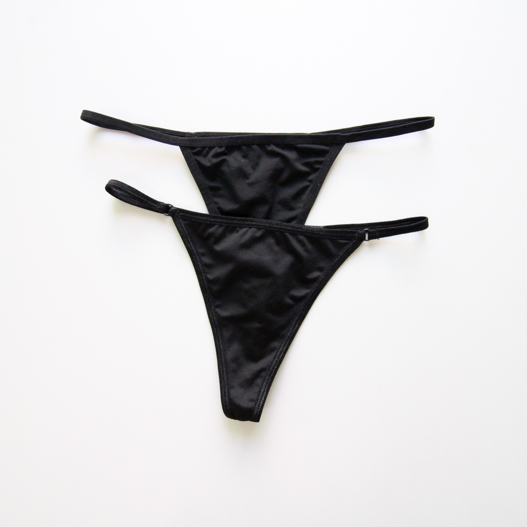 外贸女士内裤丁字裤女低腰性感纯色冰丝细带T裤健身运动隐形短裤,淘宝优惠券,粉丝福利购,淘宝优惠卷