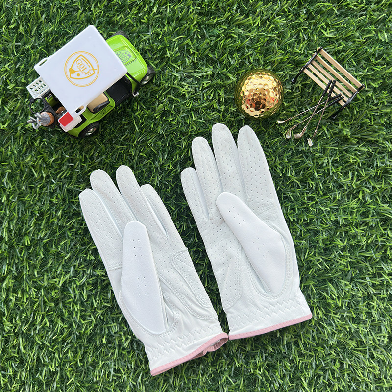 韩国进口高尔夫手套女士小羊皮真皮左右双手舒适透气防滑耐磨球童,淘宝优惠券,粉丝福利购,淘宝优惠卷