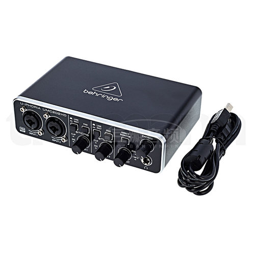 BEHRINGER 百灵达UMC202HD外置录音吉他声卡抖音直播手机电脑通用 - 图2